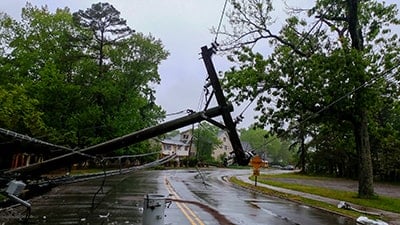 storm damage